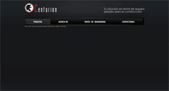 Desktop Screenshot of maquinariacenturion.com